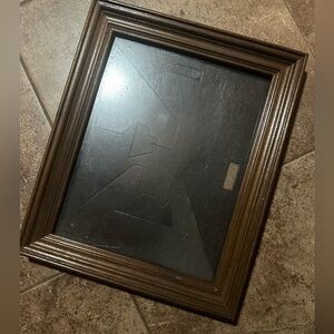 Vintage dark wood 8 x 10 picture photo frame